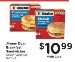 Kroger Jimmy Dean Breakfast Sandwiches offer