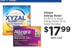 Kroger Allegra Allergy Relief offer