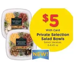 Kroger Private Selection Salad Bowls offer