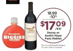 Kroger Decoy or Austin Hope Paso Robles offer