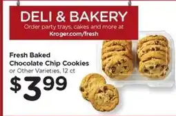 Kroger Fresh Baked Chocolate Chip Cookies offer