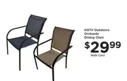 Kroger HGTV Outdoors Orchards Dining Chair offer