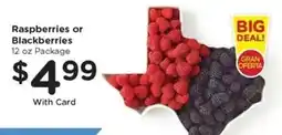 Kroger Raspberries or Blackberries offer