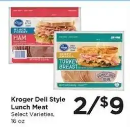 Food 4 Less Kroger Deli Style Lunch Meat offer