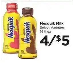 Food 4 Less Nesquik Milk offer