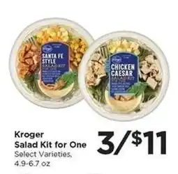 Food 4 Less Kroger Salad Kit For One offer