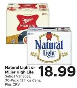 Food 4 Less Natural Light or Miller High Life offer