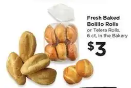 Food 4 Less Fresh Baked Bolillo Rolls offer