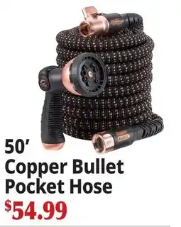 Ocean State Job Lot 50' Copper Bullet Pocket Hose offer
