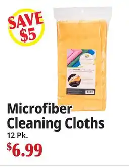 Ocean State Job Lot Microfiber Cleaning Cloths offer