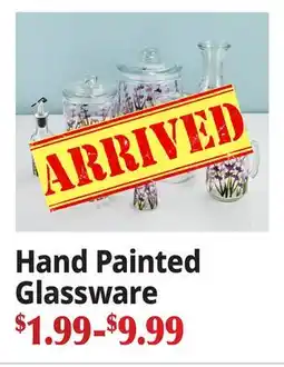 Ocean State Job Lot Hand Painted Glassware offer