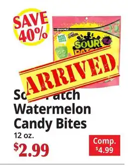 Ocean State Job Lot Sour Patch Watermelon Candy Bites offer
