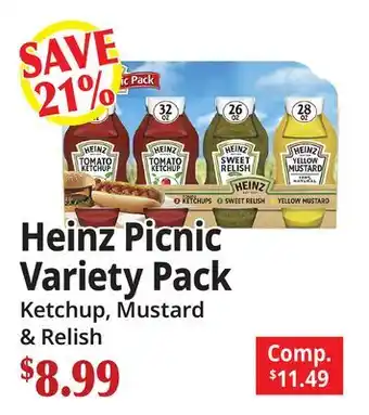 Ocean State Job Lot Heinz Picnic Variety Pack offer