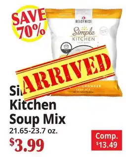 Ocean State Job Lot Simple Kitchen Soup Mix offer