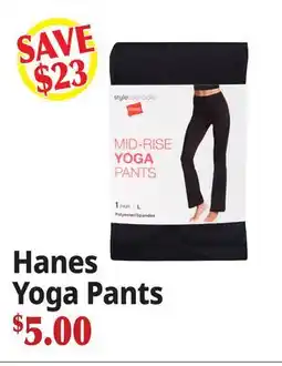 Ocean State Job Lot Hanes Yoga Pants offer