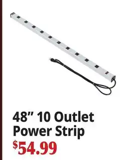Ocean State Job Lot 48 10 Outlet Power Strip offer