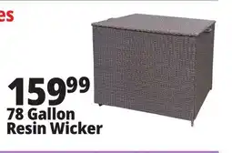 Ocean State Job Lot 78 Gallon Resin Wicker Deck Boxes offer