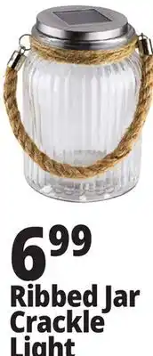 Ocean State Job Lot Solar Glass Jar LED Light 6 offer