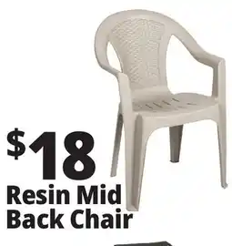 Ocean State Job Lot Midback Resin Chair offer