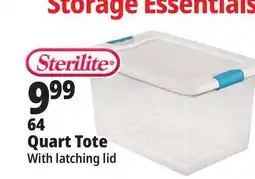 Ocean State Job Lot Sterilite Latch Top Storage Box 64 Qt offer