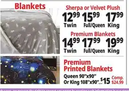 Ocean State Job Lot Blankets offer