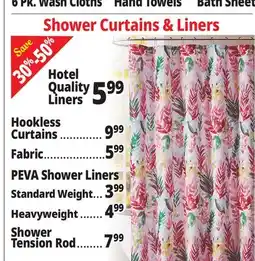 Ocean State Job Lot Shower Curtains & Liners offer
