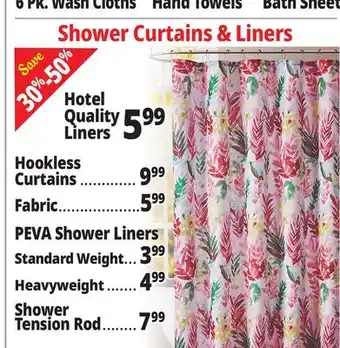 Ocean State Job Lot Shower Curtains & Liners offer