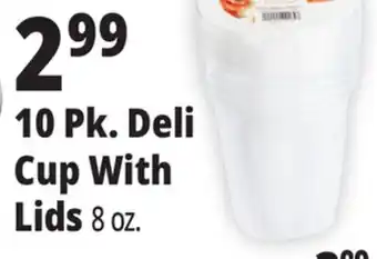 Ocean State Job Lot 10 Pk. Deli Cup With Lids offer