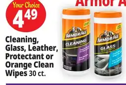 Ocean State Job Lot Cleaning, Glass, Leather, Protectant or Orange Clean Wipes offer