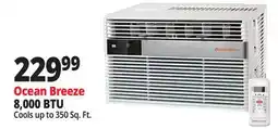 Ocean State Job Lot Ocean Breeze 8 000 BTU Window Air Conditioner offer