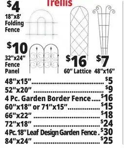 Ocean State Job Lot Garden Trellis offer