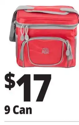 Ocean State Job Lot North Peak 9-Can Hardliner Cooler Red offer