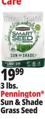Ocean State Job Lot Pennington Smart Seed Sun & Shade Grass Seed 3 lbs offer
