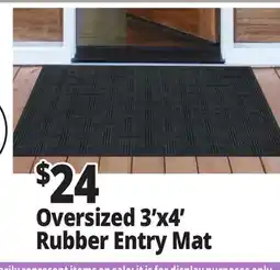 Ocean State Job Lot Oversized 3'x4' Rubber Entry Mat offer