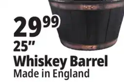 Ocean State Job Lot Whiskey Barrel Resin Planter 24.6 offer