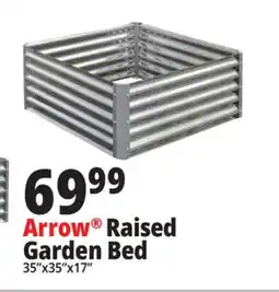 Ocean State Job Lot Galvanized Raised Garden Bed 35 x 35 x 17 offer