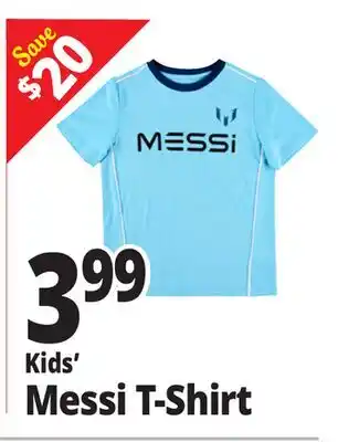 Ocean State Job Lot Kids' Messi T-Shirt offer
