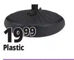 Ocean State Job Lot Round Fillable Plastic Umbrella Base offer
