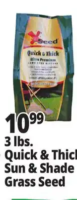 Ocean State Job Lot X-Seed Quick & Thick Grass Seed Mixture 3 lbs offer