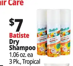 Ocean State Job Lot Batiste Dry Shampoo offer