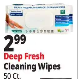 Ocean State Job Lot Deep Fresh Cleaning Wipes offer