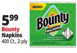 Ocean State Job Lot Bounty Napkins offer