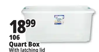 Ocean State Job Lot Sterilite Latch Top Storage Box 106 Qt offer