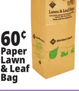 Ocean State Job Lot Single Paper Lawn & Leaf Bag offer