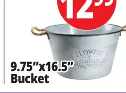 Ocean State Job Lot Extra Large Galvanized Steel Bucket With Rope Handles offer