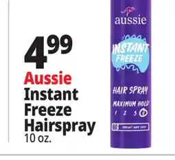 Ocean State Job Lot Aussie Instant Freeze Hairspray offer