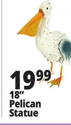 Ocean State Job Lot 18 Pelican Garden Statue offer