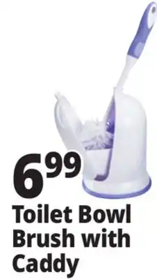 Ocean State Job Lot Gleam Toilet Bowl Under Rim Brush and Caddy offer