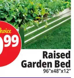 Ocean State Job Lot Galvanized Raised Garden Bed 96 x 48 x 12 offer