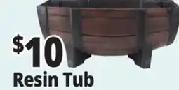 Ocean State Job Lot Whiskey Tub Resin Planter offer